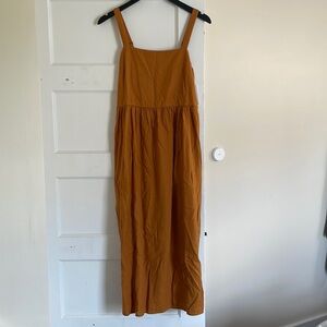 Linen blend dress